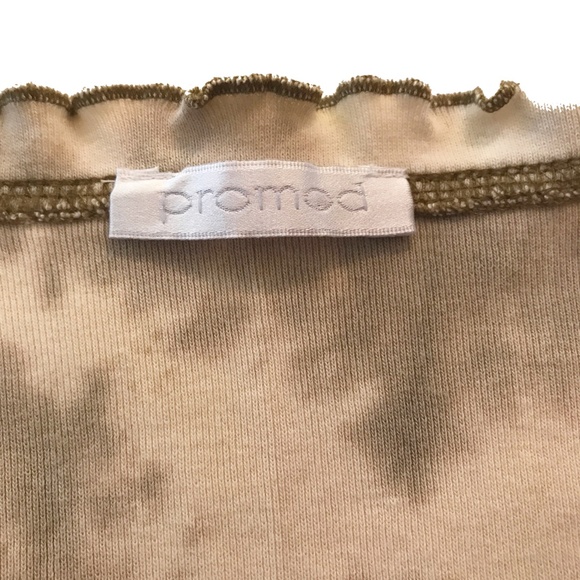 PROMOD Women's 100% Cotton Floral Tee Top Size S - Picture 3 of 3